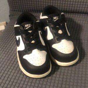 Nike Kids Black and White Sneakers
